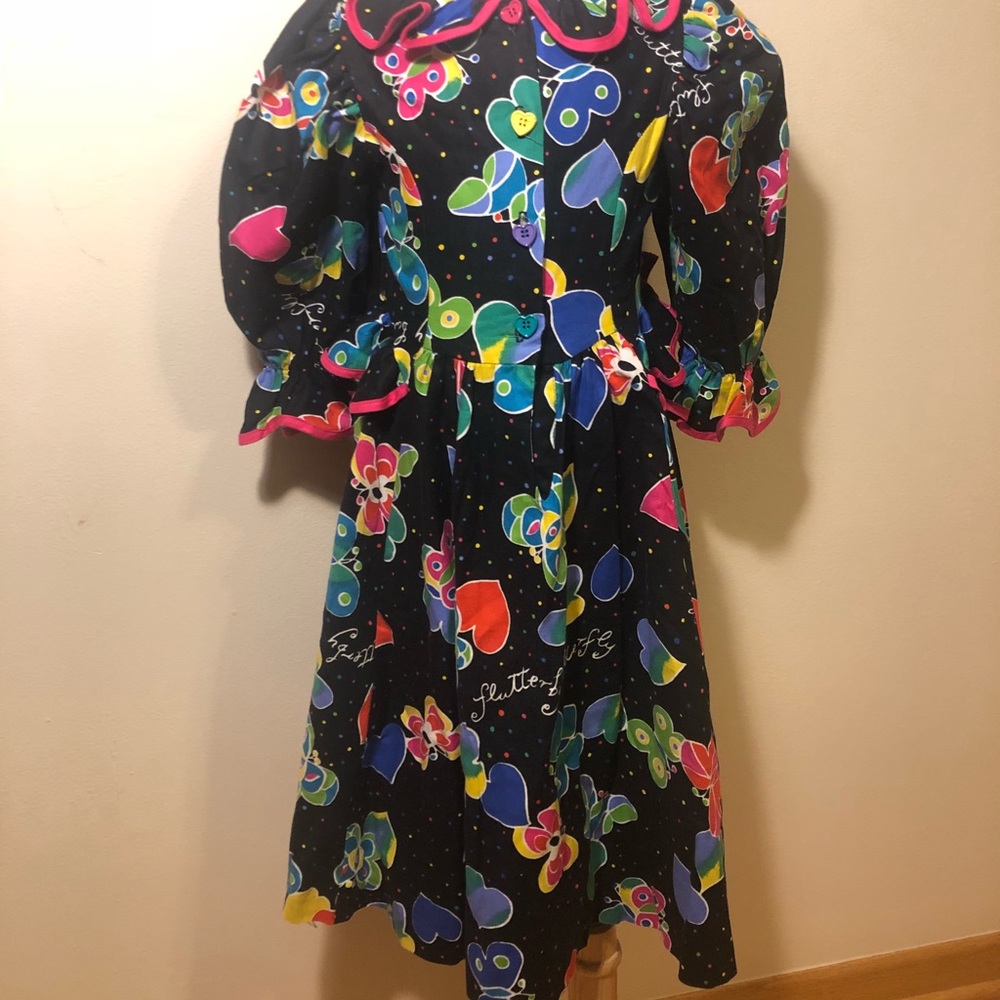 Vintage Petals Of San Francisco Girls Dress Sz 6